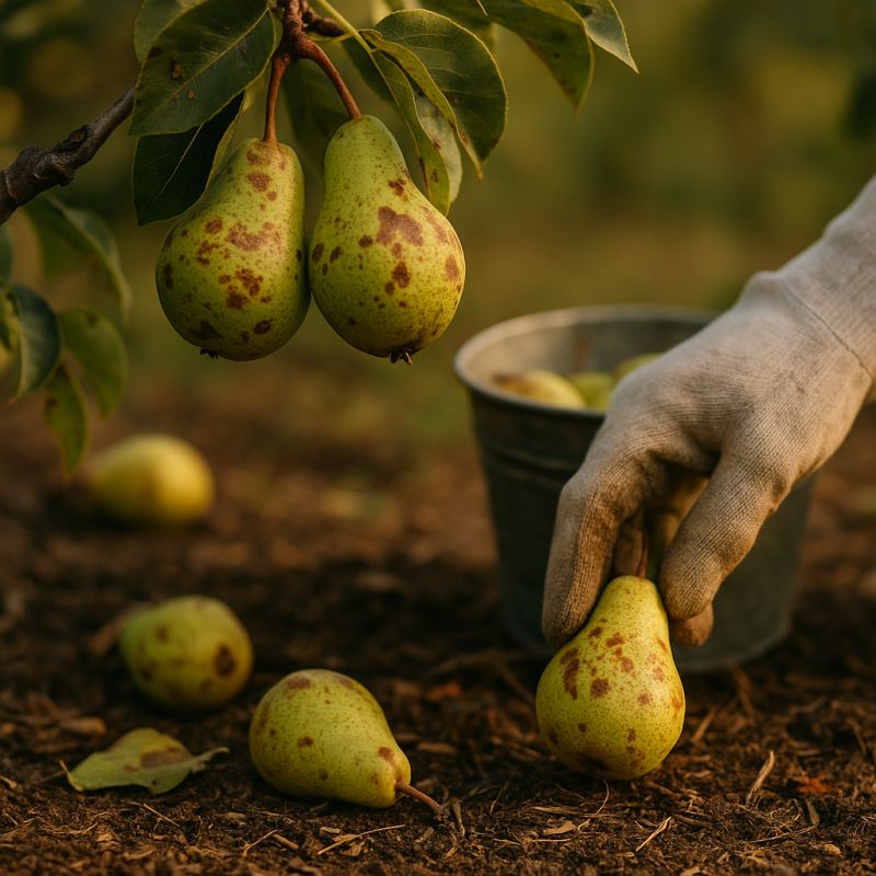 Что делать, если груши осыпаются и покрываются пятнами? Важные советы для садоводов