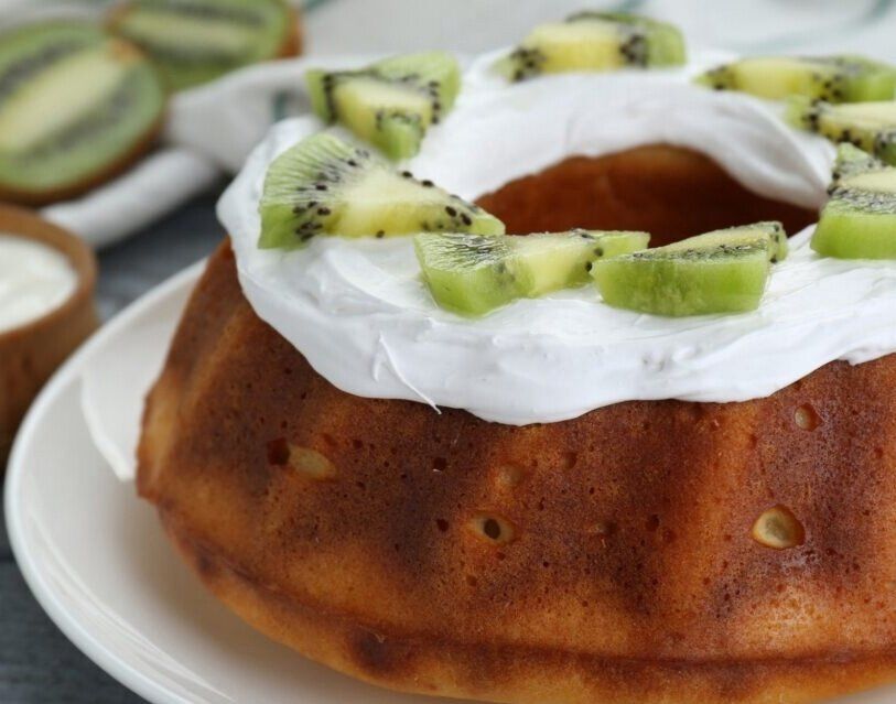 Насладитесь ароматом киви-пирога