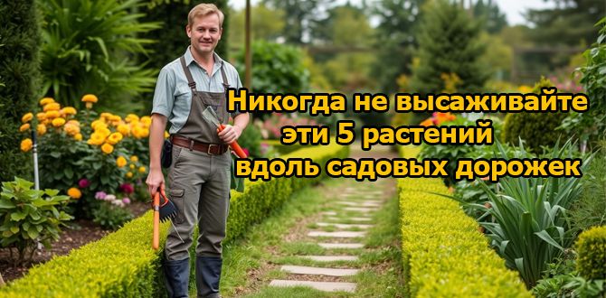Как выбрать и разместить растения вдоль садовых дорожек чтобы они радовали годы