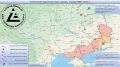 Анимированная схема ударов по территории Украины 02-03 июля 2025 года