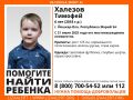 Внимание! Пропал ребёнок!. Пропал #Халезов Тимофей, 6 лет, г. Йошкар-Ола, Республика Марий Эл