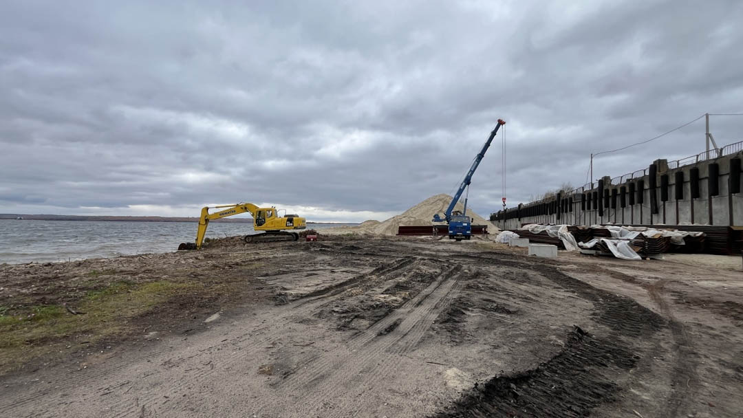 В Марий Эл строят новый причал для туристов у замка Шереметева