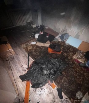 Пожар в квартире из-за «домашнего костра»