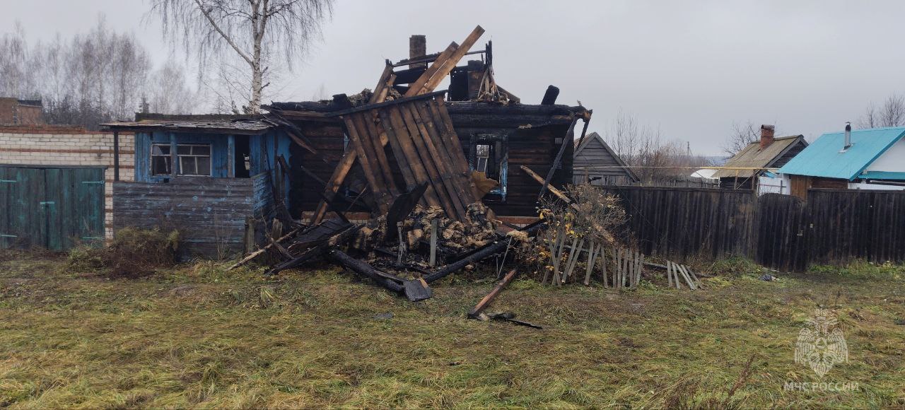 На пожаре травмирован человек На пожаре травмирован человек