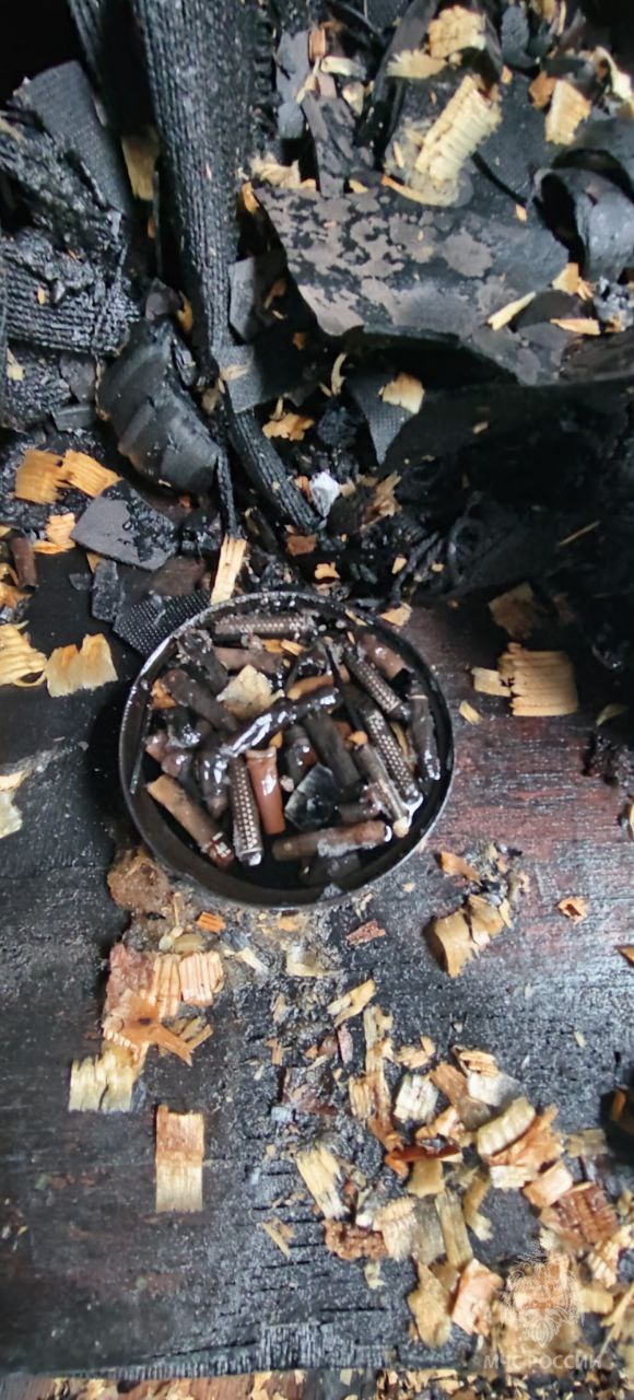 На пожаре травмирован человек На пожаре травмирован человек