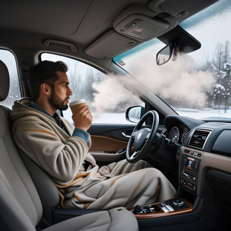 За длительный прогрев двигателя во дворе грозит штраф