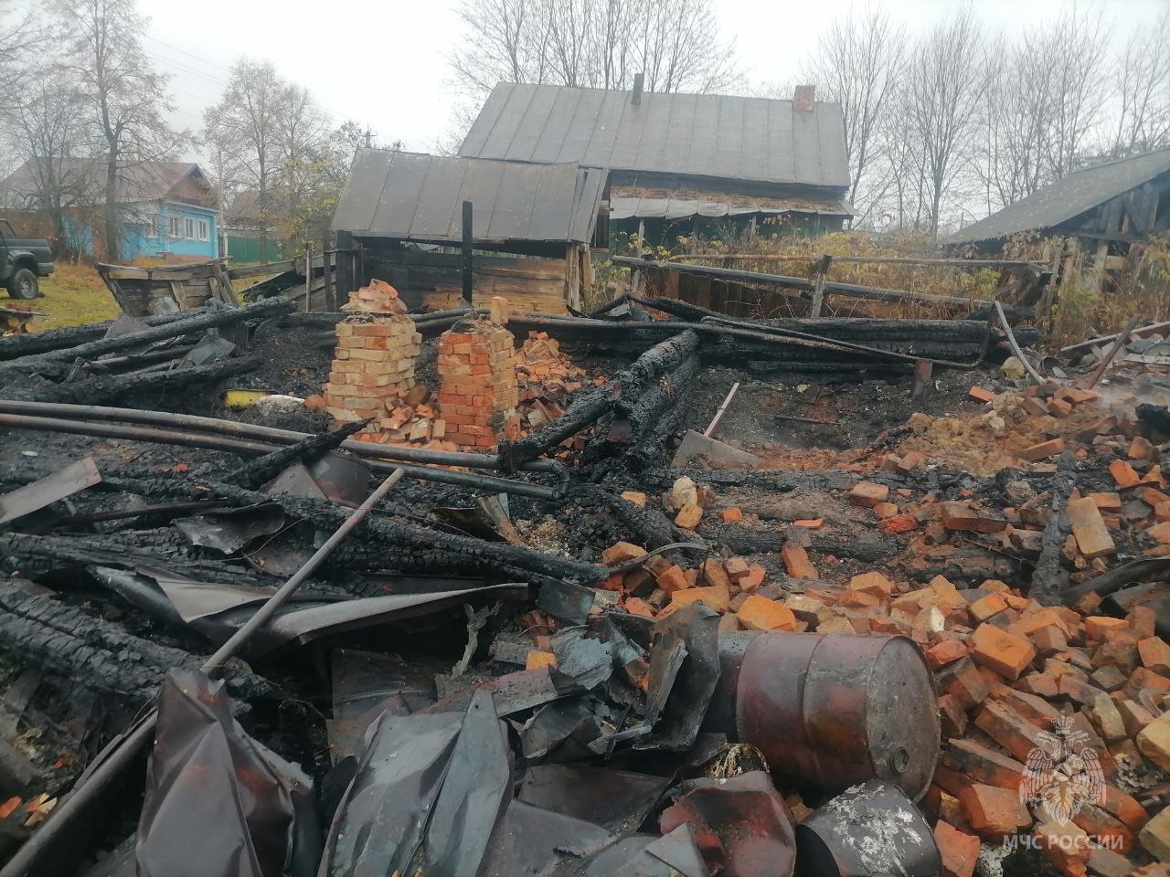 Трагический пожар в селе Покровское: погибли два человека Трагический пожар в селе Покровское: погибли два человека