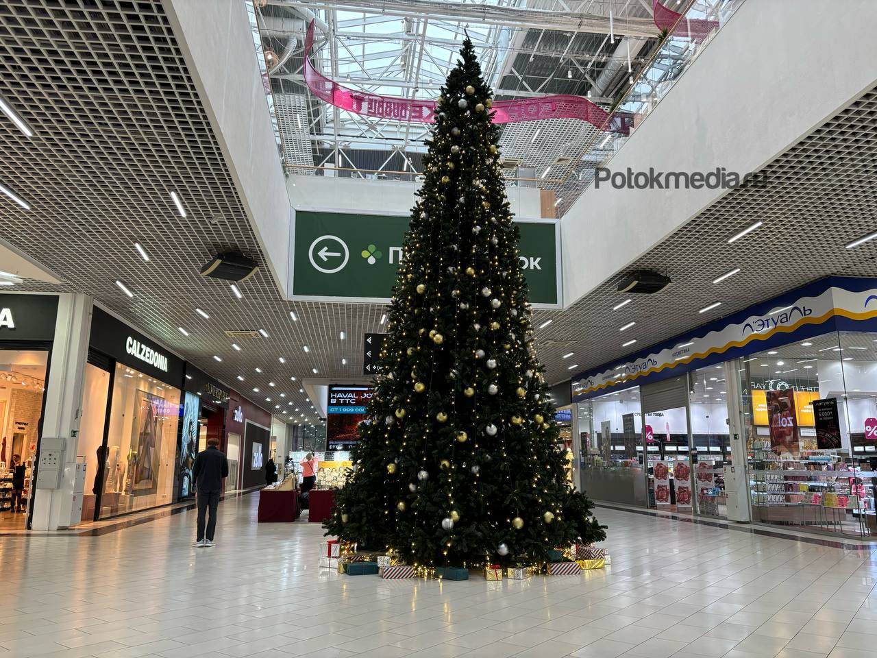 В ТРЦ «Эссен» в Йошкар-Оле установили новогоднюю елку