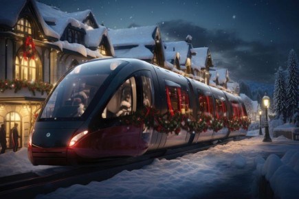 В ноябре 2025 года Поезд Деда Мороза отправится в юбилейное пятое путешествие по России