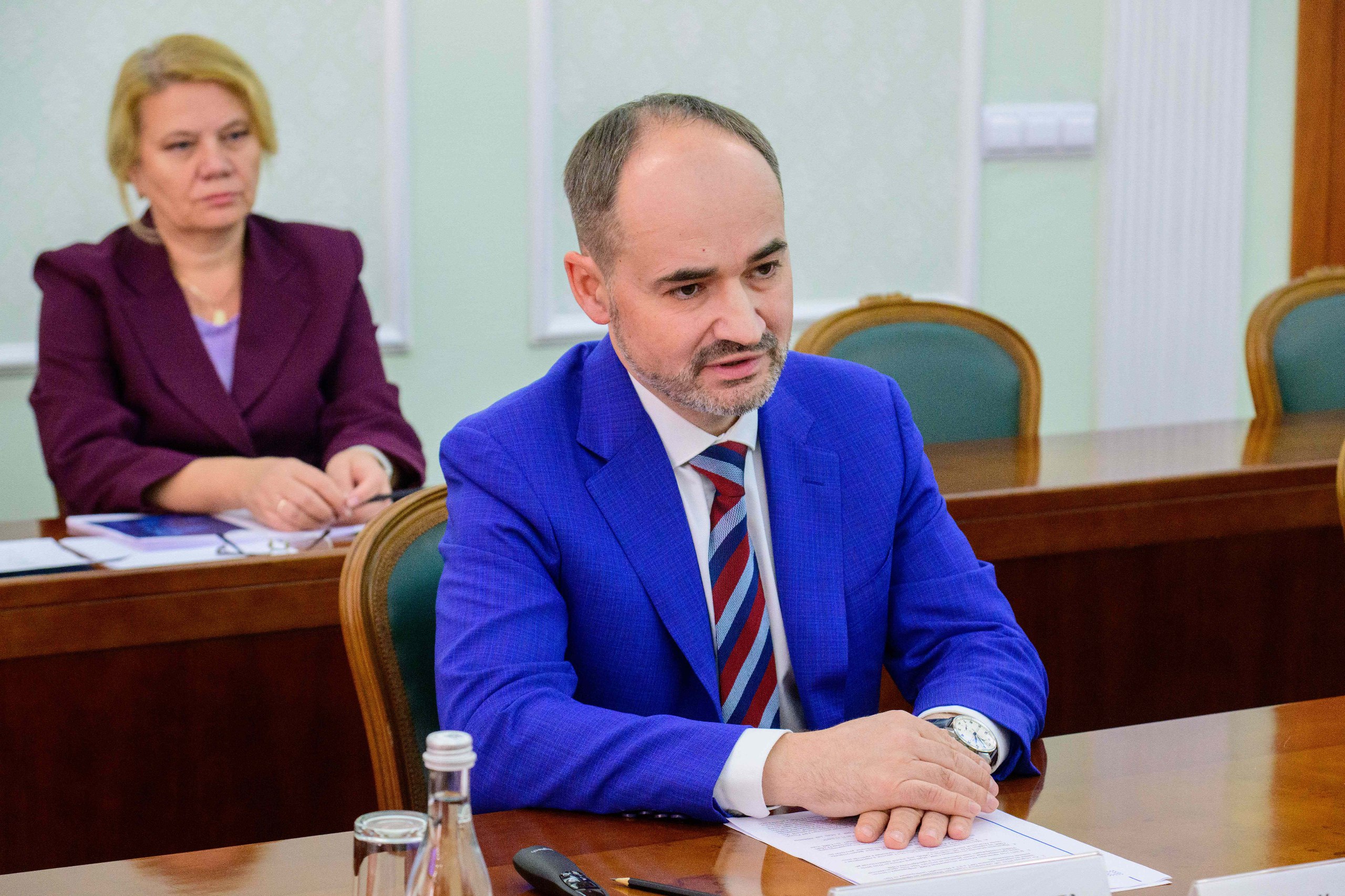 Юрий Зайцев: На рабочей встрече с руководителем компании «Нтех лаб» Алексеем Степановичем Паламарчуком обсудили ход выполнения нашего соглашения, подписанного на ПМЭФ Юрий Зайцев: На рабочей встрече с руководителем компании «Нтех лаб» Алексеем Степановичем Паламарчуком обсудили ход выполнения нашего соглашения, подписанного на ПМЭФ