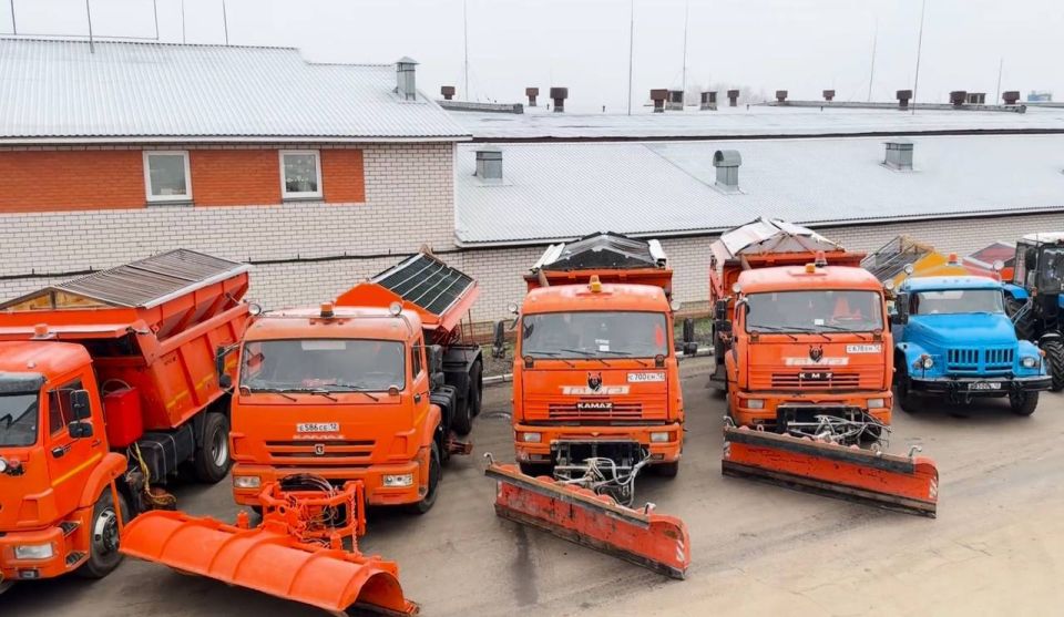 Для уборки улично-дорожной сети Йошкар-Олы зимой будут задействованы 86 единиц спецтехники