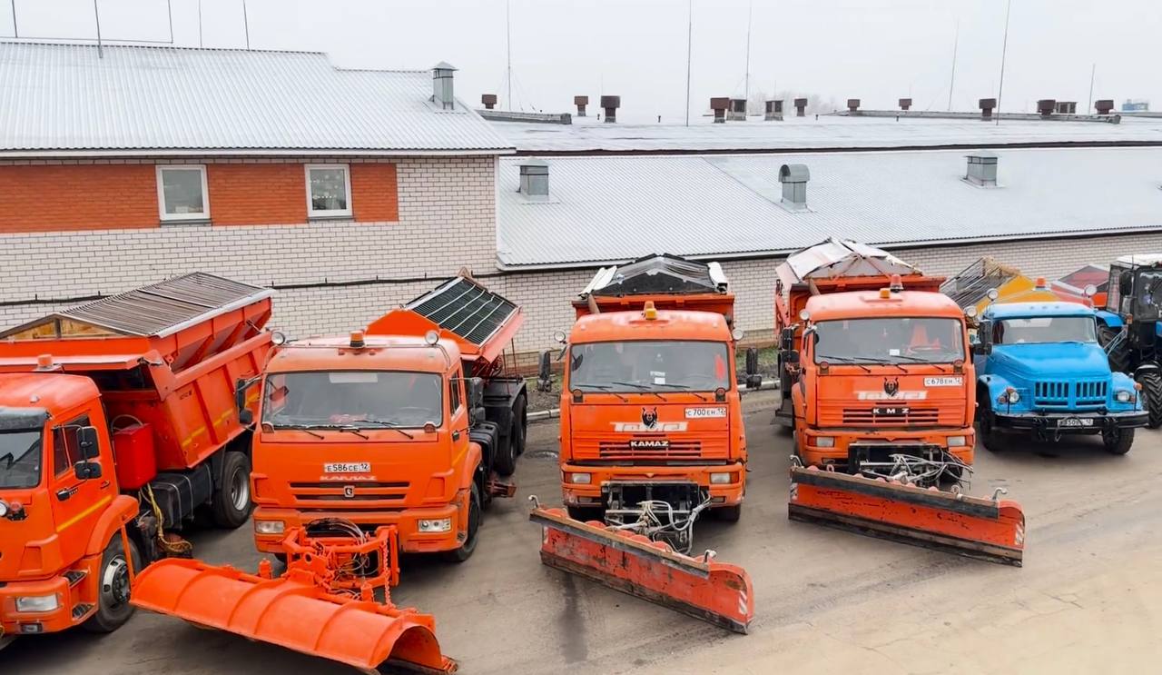 Для уборки улично-дорожной сети Йошкар-Олы зимой будут задействованы 86 единиц спецтехники