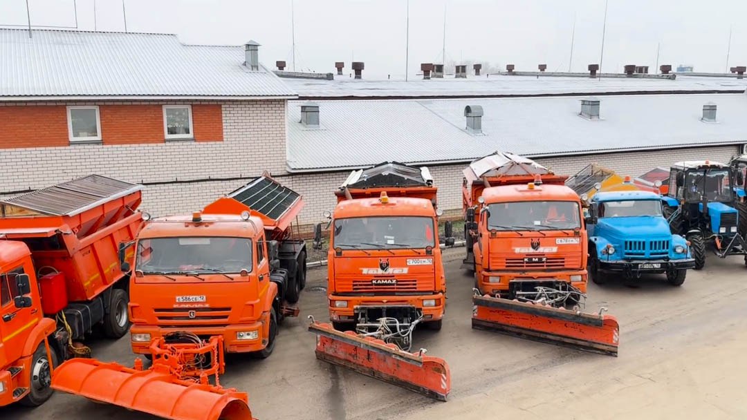 В Йошкар-Оле готовят технику к зиме