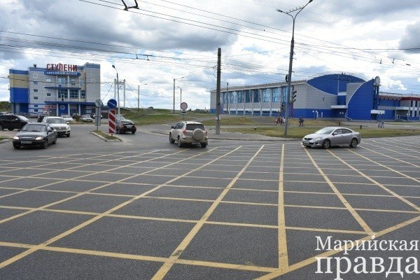 Почему в Йошкар-Оле не прижилась вафельная разметка?