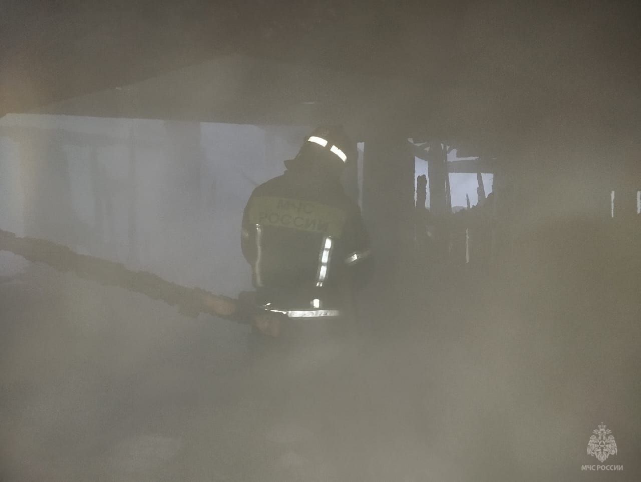 Серьезный пожар в Параньгинском районе Серьезный пожар в Параньгинском районе