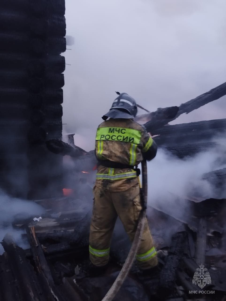 Серьезный пожар в Параньгинском районе
