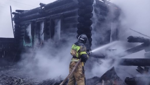 Жительница Параньгинского района успела вывести скот из хлева до того, как он сгорел