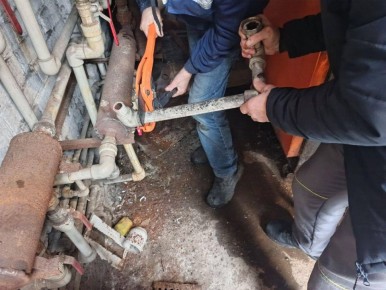 Специалисты из Марий Эл наладили систему отопления Доме культуры Запорожской области