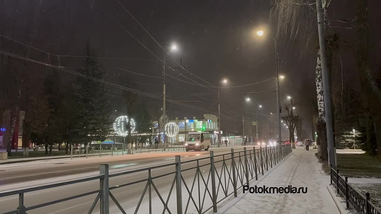 В Йошкар-Оле снег
