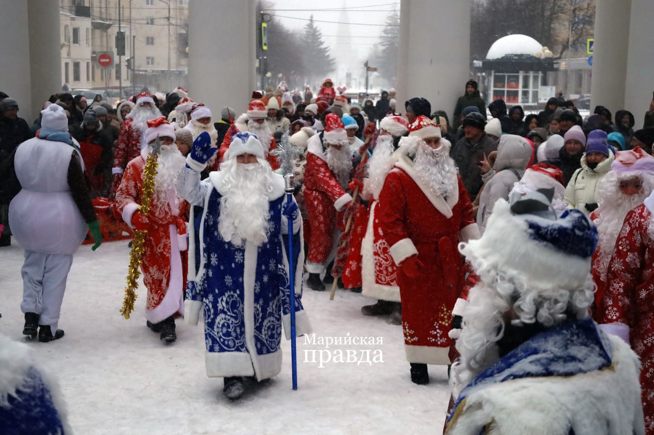В Йошкар-Оле фестиваль «Марийская зима» откроется шествием Дедов Морозов