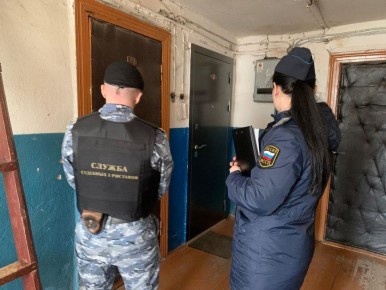 40-летний житель Медведевского района прятался от судебных приставов в шкафу