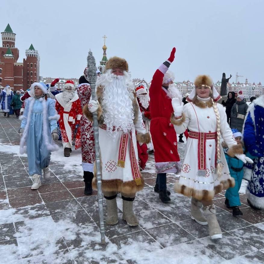 13 декабря в Йошкар-Оле в рамках открытия фестиваля «Марийская зима» состоится шествие Дедов Морозов