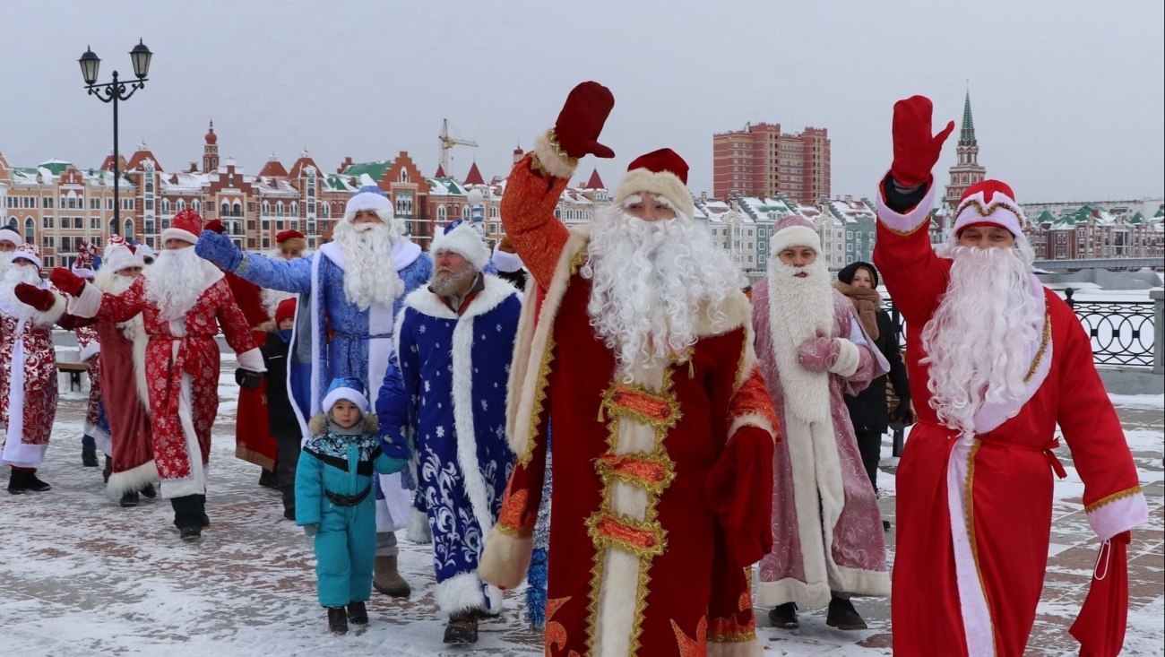 В Йошкар-Оле ожидается нашествие Дедов Морозов