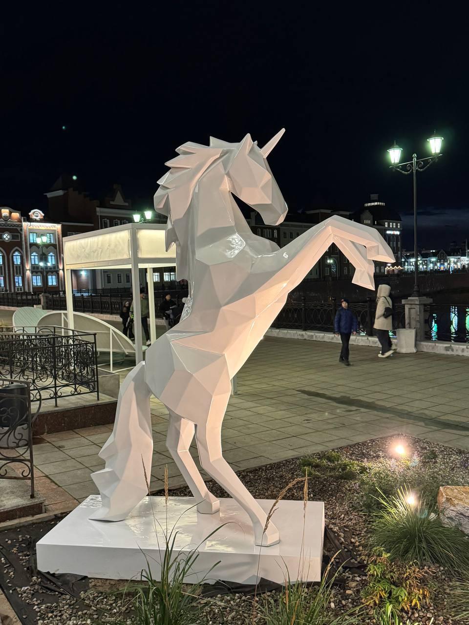 Арт-объект в виде единорога, стоявший на набережной в Йошкар-Оле, скоро демонтируют
