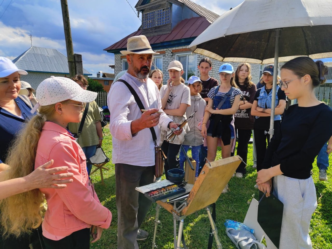 В Национальной художественной галерее открылась выставка «Акварель родного края»