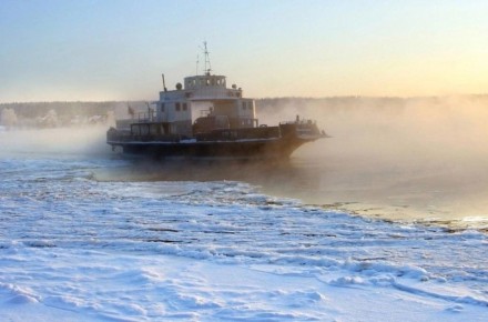 Паромная переправа Юрино – Сумки завершила период навигации до весны