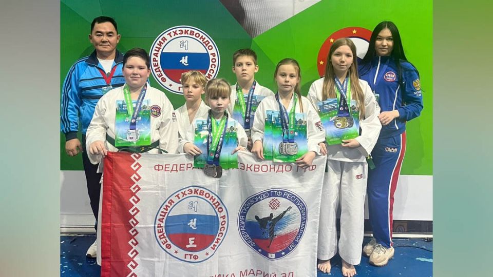Юные спортсмены из Марий Эл вернулись с соревнований в Грозном с медалями