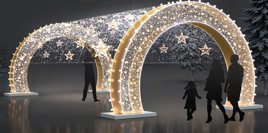 К Новому году ключевые точки Йошкар-Олы украсит современная иллюминация