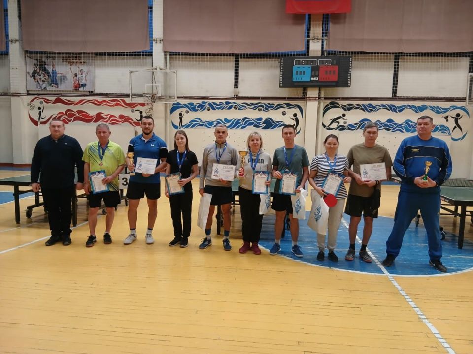 В МВД по Республике Марий Эл состоялся лично-командный чемпионат по настольному теннису