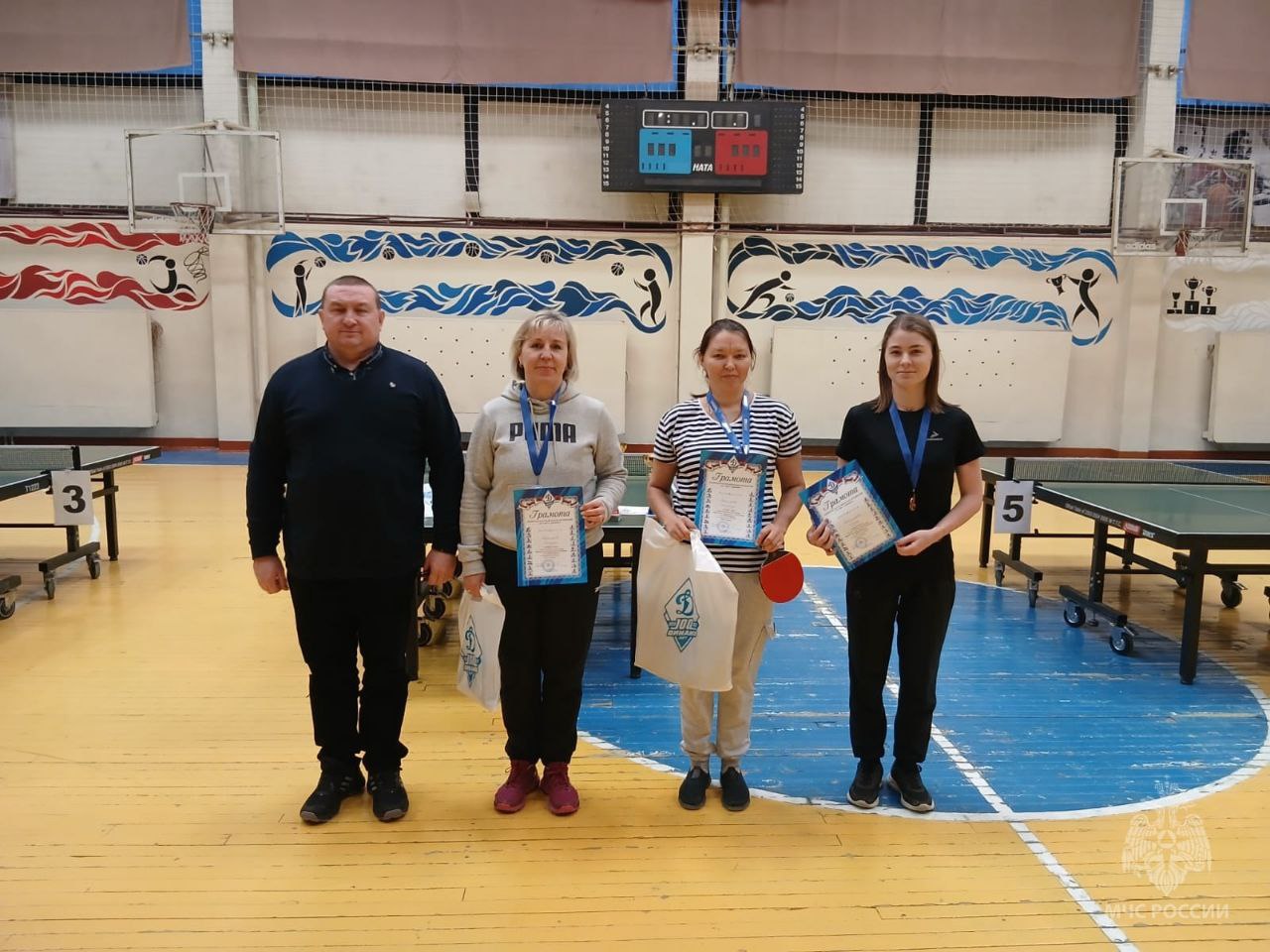 Сотрудники Главного управления МЧС России по Республике Марий Эл — победители первенства «Динамо» по настольному теннису! Сотрудники Главного управления МЧС России по Республике Марий Эл — победители первенства «Динамо» по настольному теннису!