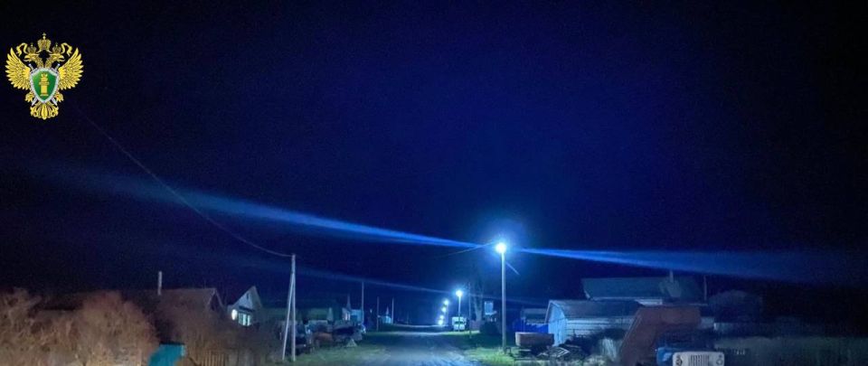 В с. Кожважи по требованию прокуратуры организовано уличное освещение