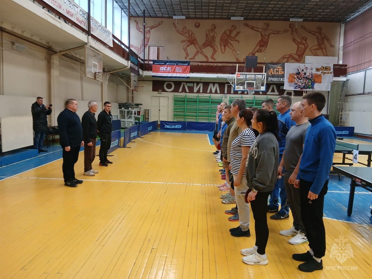 Сотрудники Главного управления МЧС России по Республике Марий Эл — победители первенства «Динамо» по настольному теннису!