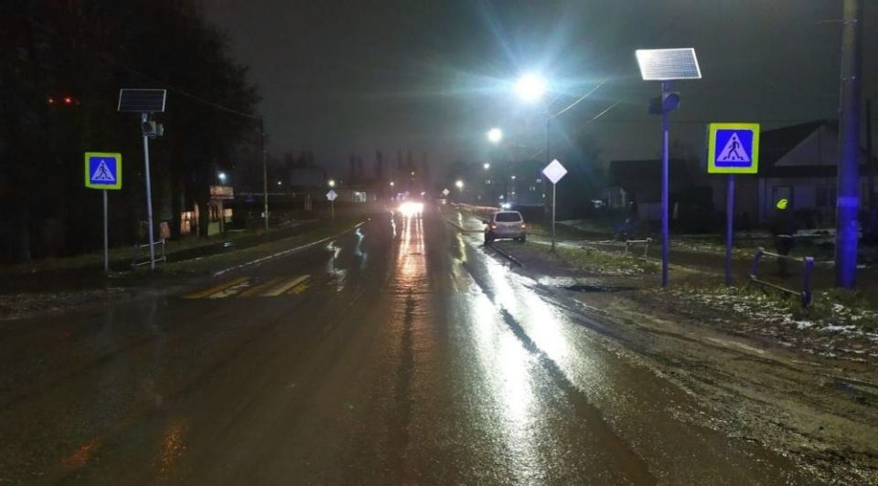 В Козьмодемьянске водитель «Лады Калина» на пешеходном переходе сбил женщину