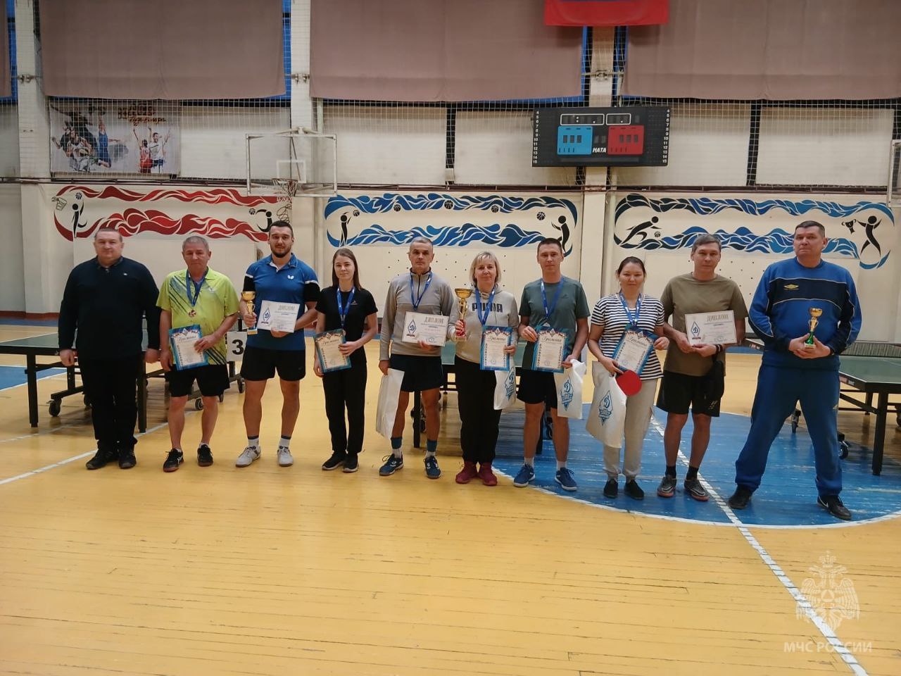 Сотрудники Главного управления МЧС России по Республике Марий Эл — победители первенства «Динамо» по настольному теннису! Сотрудники Главного управления МЧС России по Республике Марий Эл — победители первенства «Динамо» по настольному теннису!