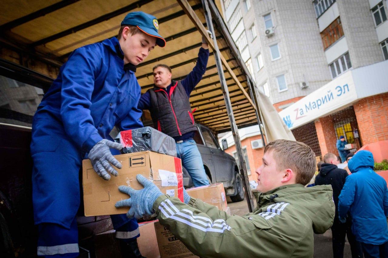 Из Марий Эл в зону СВО отправили 60-й гуманитарный конвой