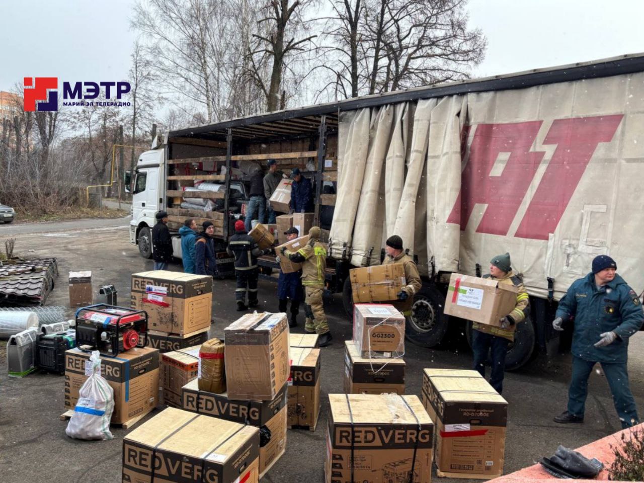 Из Марий Эл отправлена ещё одна партия гуманитарного груза в зону проведения СВО