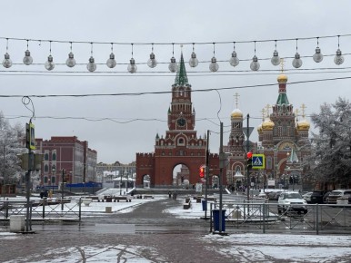 Сегодня в Марий Эл облачная с прояснениями погода, небольшие осадки в виде дождя, мокрого снега и снега, ночью местами