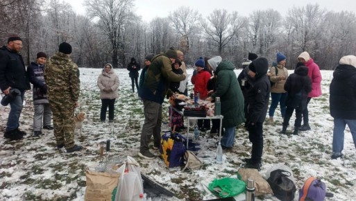 Казачата из школы №32 Йошкар-Олы провели субботник в Сосновой роще