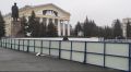 На площади Ленина в Йошкар-Оле обустраивают каток