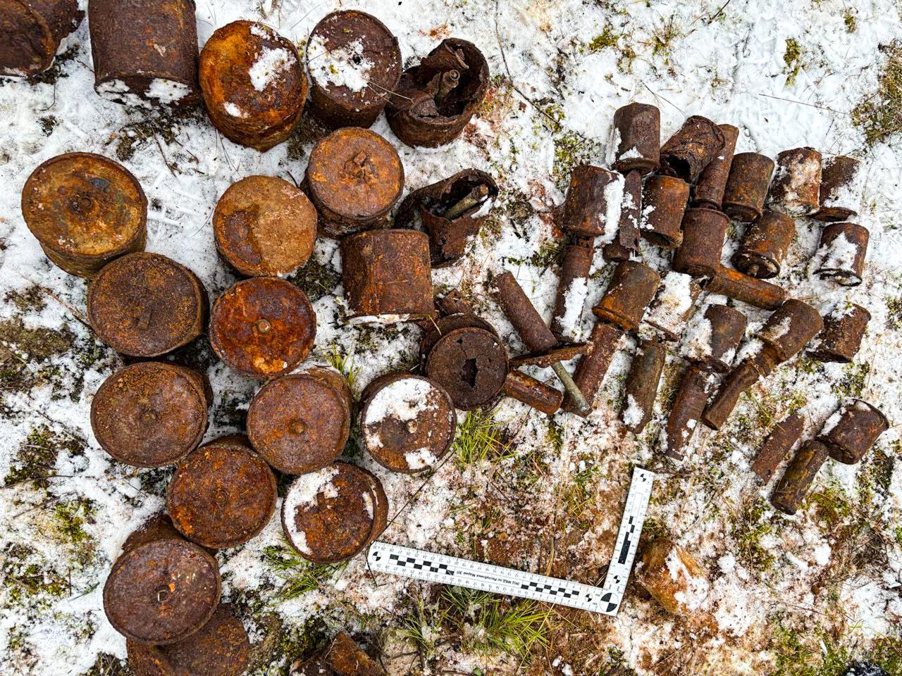 Житель поселка Суслонгер в Звениговском районе случайно выкопал 47 гранат времен Великой Отечественной войны Житель поселка Суслонгер в Звениговском районе случайно выкопал 47 гранат времен Великой Отечественной войны