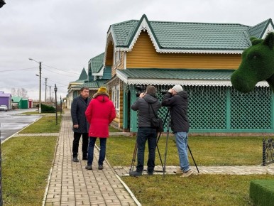 Съёмочная группа федерального телеканала «Россия 24» приступила к работе над большим репортажем о Республике Марий Эл