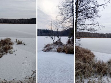 Водоемы в Марий Эл начали покрываться первым льдом
