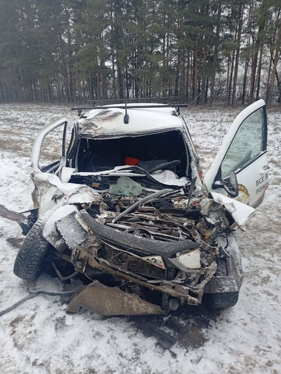 Сегодня утром в Сернурском районе Марий Эл в смертельном ДТП погиб пассажир «Гранты» Сегодня утром в Сернурском районе Марий Эл в смертельном ДТП погиб пассажир «Гранты»