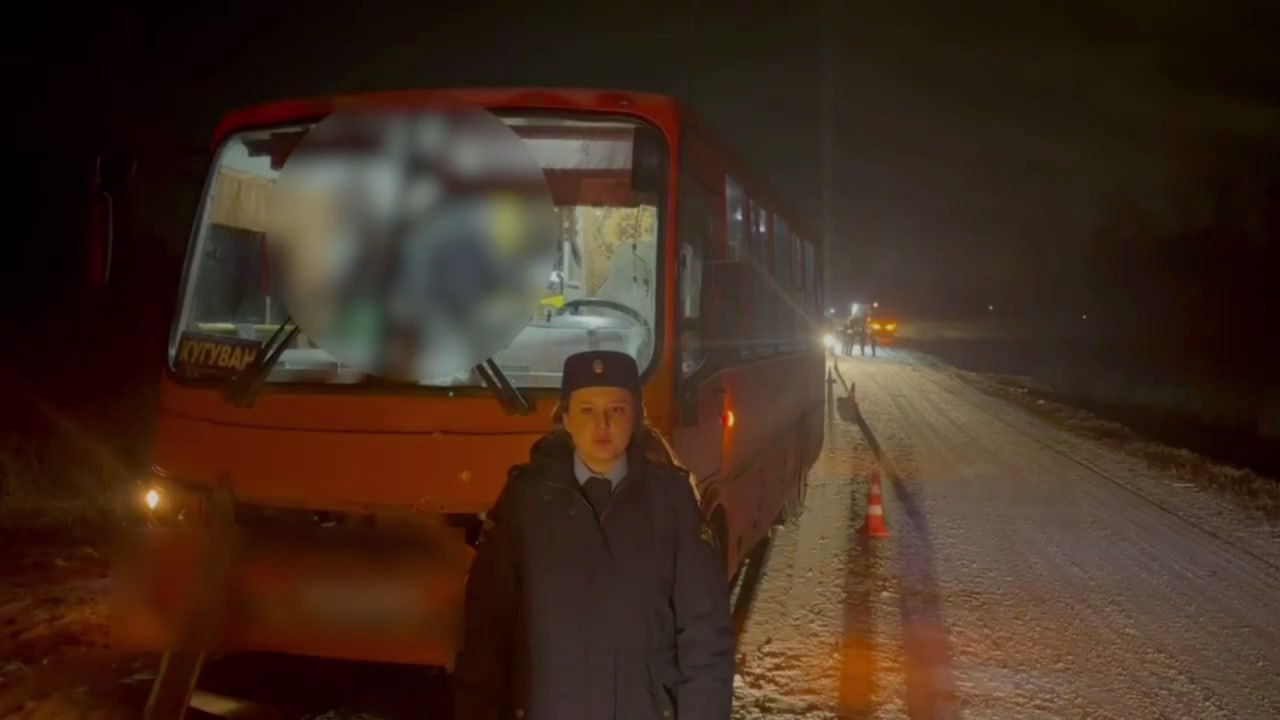 В Марий Эл автобус насмерть сбил пешехода