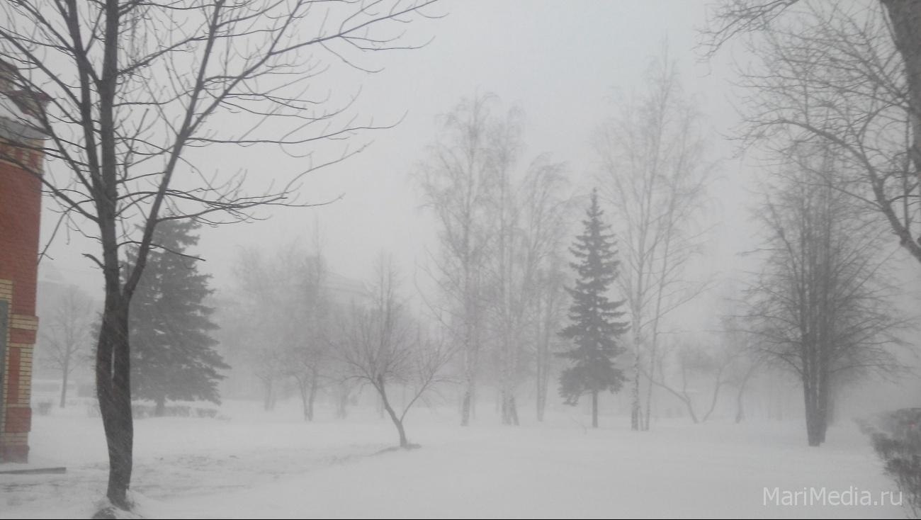 На Марий Эл надвигается буран