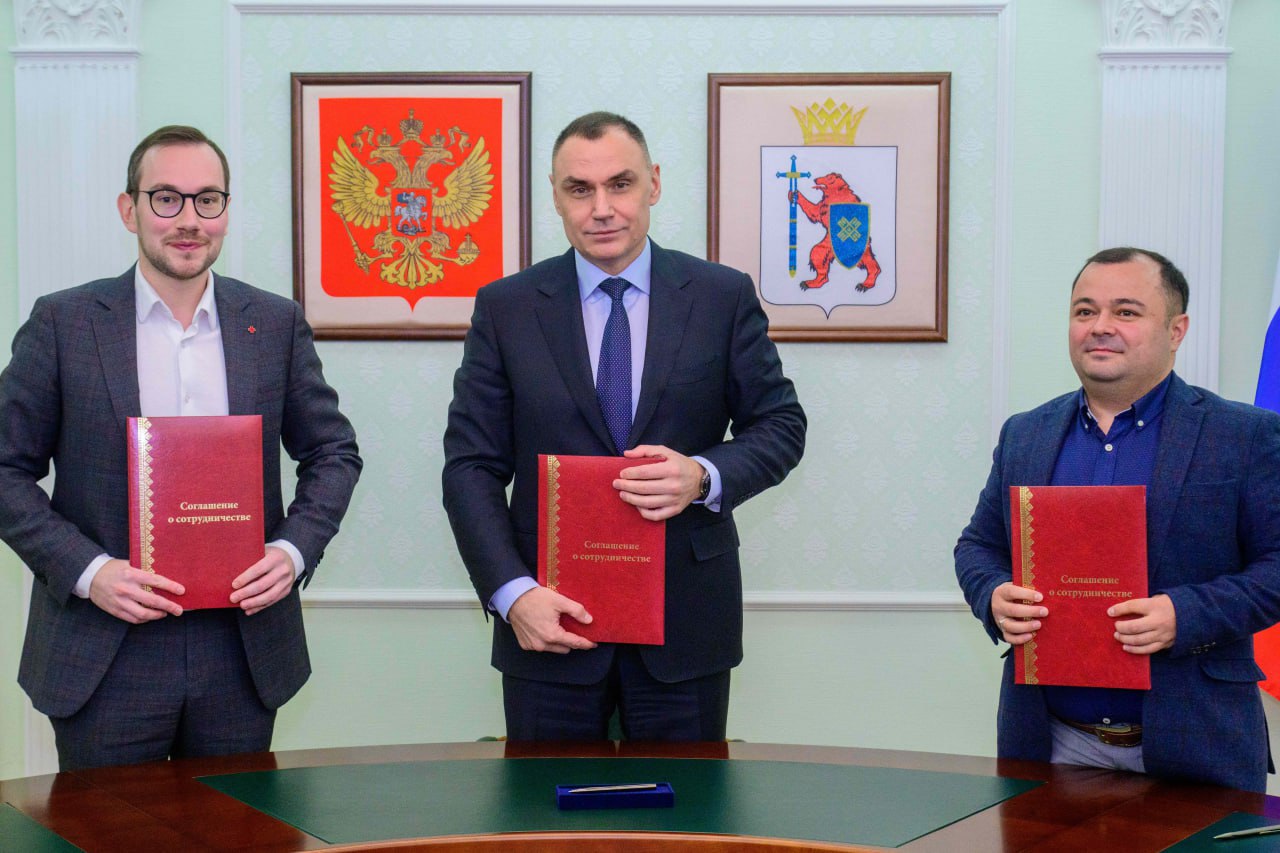 Сегодня было подписано трехстороннее соглашение между Правительством Республики Марий Эл, Российским Красным Крестом и региональным отделением организации